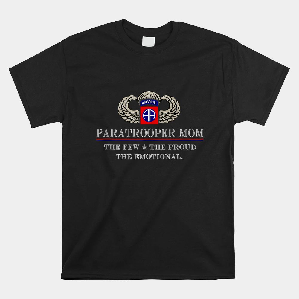 US Airborne Paratrooper Mom Veteran Womens – Veterans Day Shirt